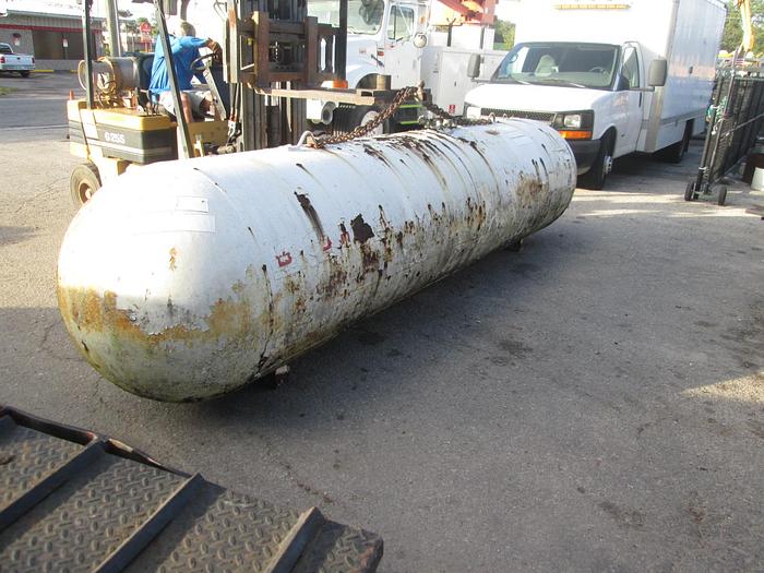 Scrapped 1000 Gallon Propane Tank