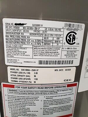 Triton 100 Gallon 250,000 BTU Tank Liquid Propane Commercial Water Heater - Image 4
