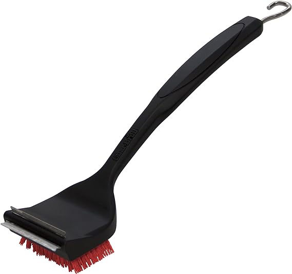 Char-Broil SAFER Replaceable Head Nylon Bristle Grill Brush with Cool Clean Technology